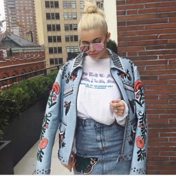 GUCCI embroidered butterfly jeans - Picture 8 of 8